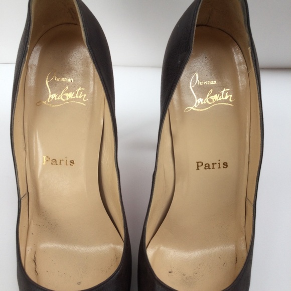 Christian Louboutin High Heels Luxury Size 39 Peep Toe Formal Office Party - Picture 8 of 16